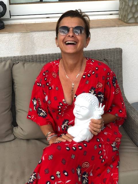 IKI BUDDHA POP  BLANC GLOSSY 25cm 