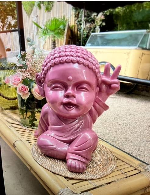 LE BUDDHA METAL ROSE CHAMPAGNE  OU LE ROSE GOLD 