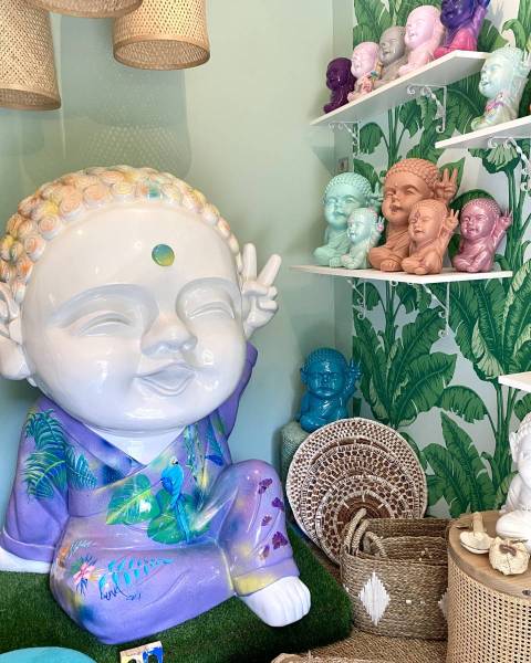 Statue de Bouddha pour jardin en résine : achetez en ligne et profitez d'une livraison gratuite.