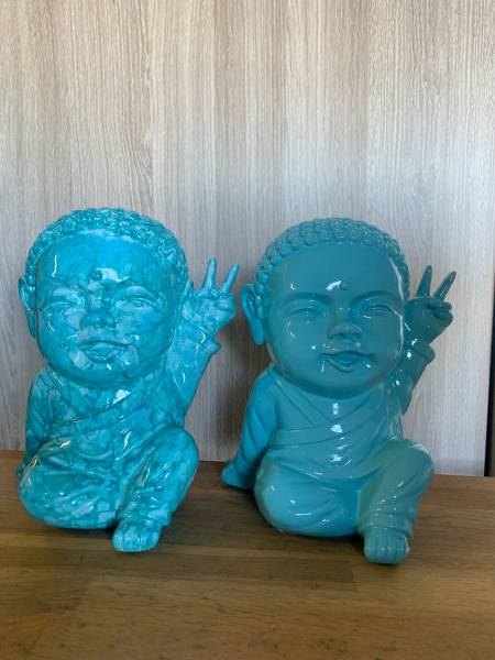 Acheter une décoration murale avec relief Bouddha en fibre légère à Aix-en-Provence